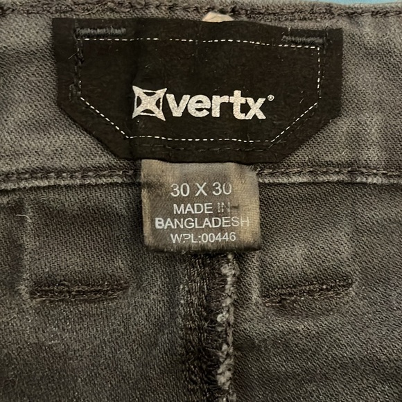 Vertx Defiance Black Washed Jeans w/ Leather Accents - Size 30 X 30 - Picture 8 of 8